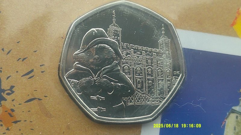 2019 - Fifty Pence (Paddington at the  Tower)