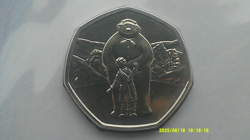 2019 - Fifty Pence (THe Snowman)