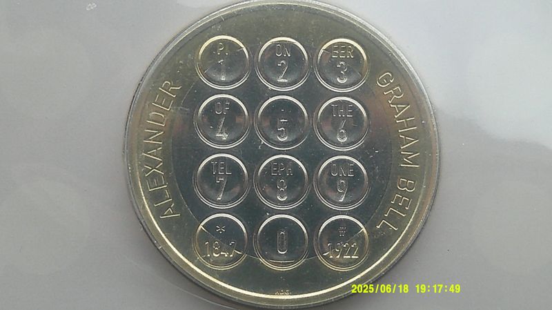 2022 -Two Poundse  (Alexander Graham Bell)