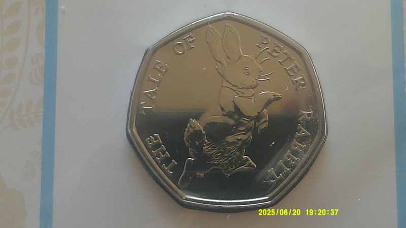 2017 - Fifty Pence (Peter Rabbit)