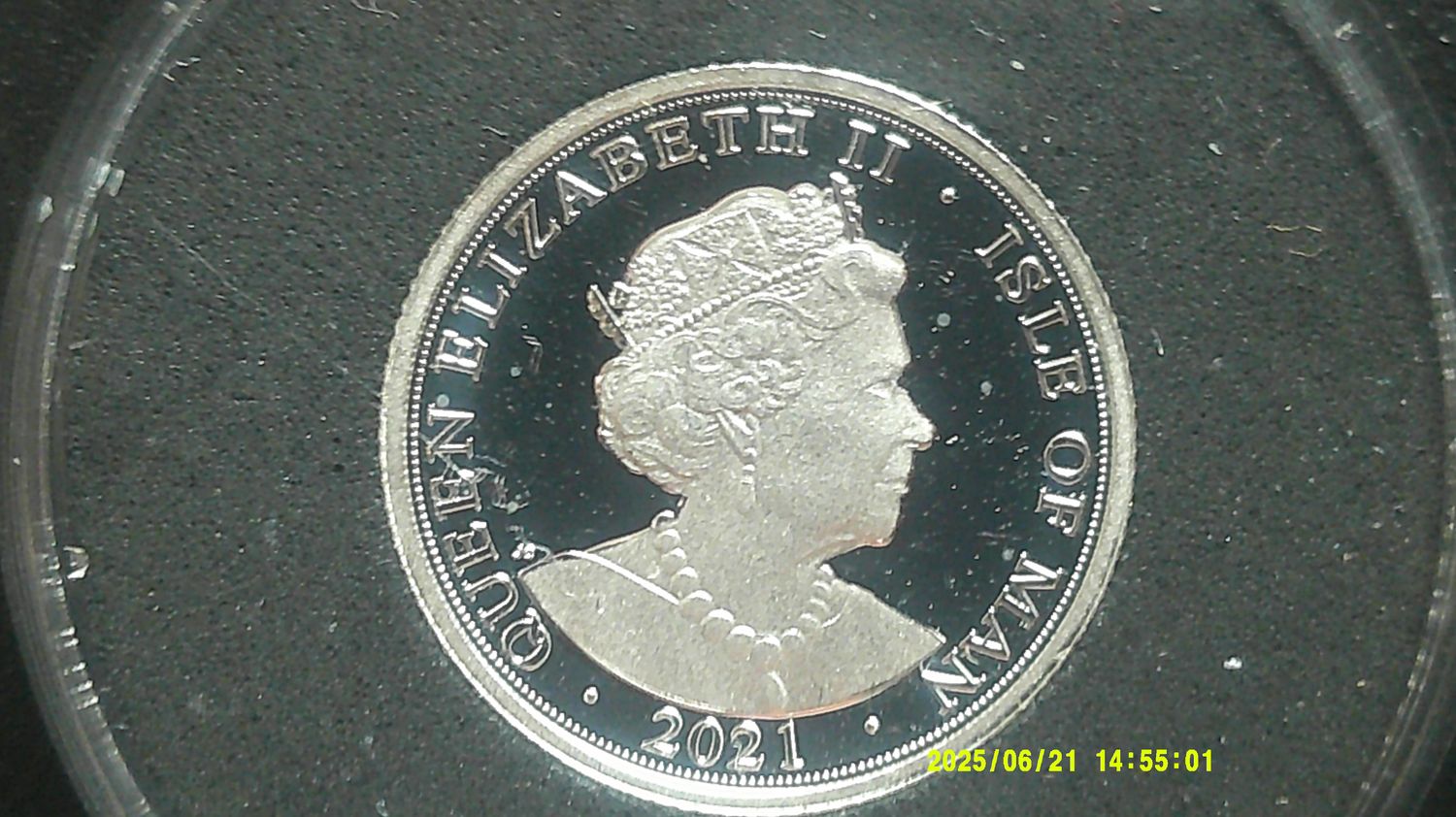Isle of Man Silver Sovereign - 2021 (Queens 95th Birthday) MRPD