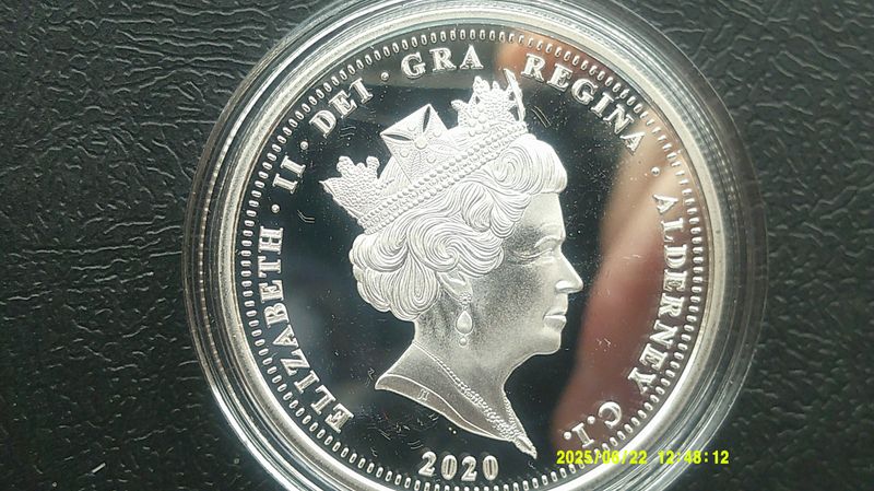Alderney 3 Coin Silver Proof Set = 2020  (Remembrance) MRPD1