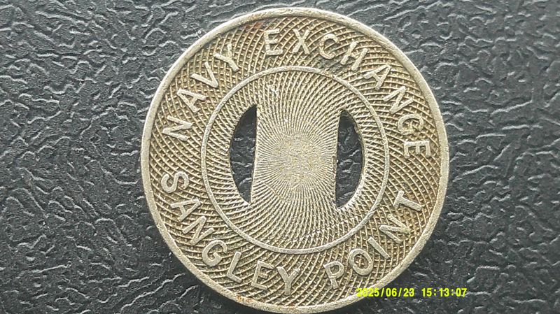 Philippines Navy Exchange Vending Token - 1850s