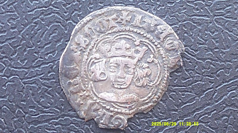 James III Twopence   -  1475- 1482 (Berwick)  Very Scarce