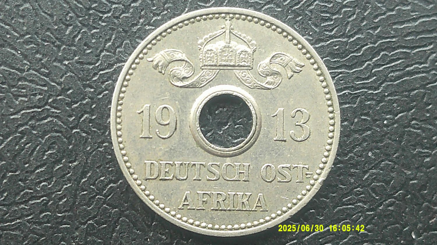 German East Africa 5 Heller  -  1913J