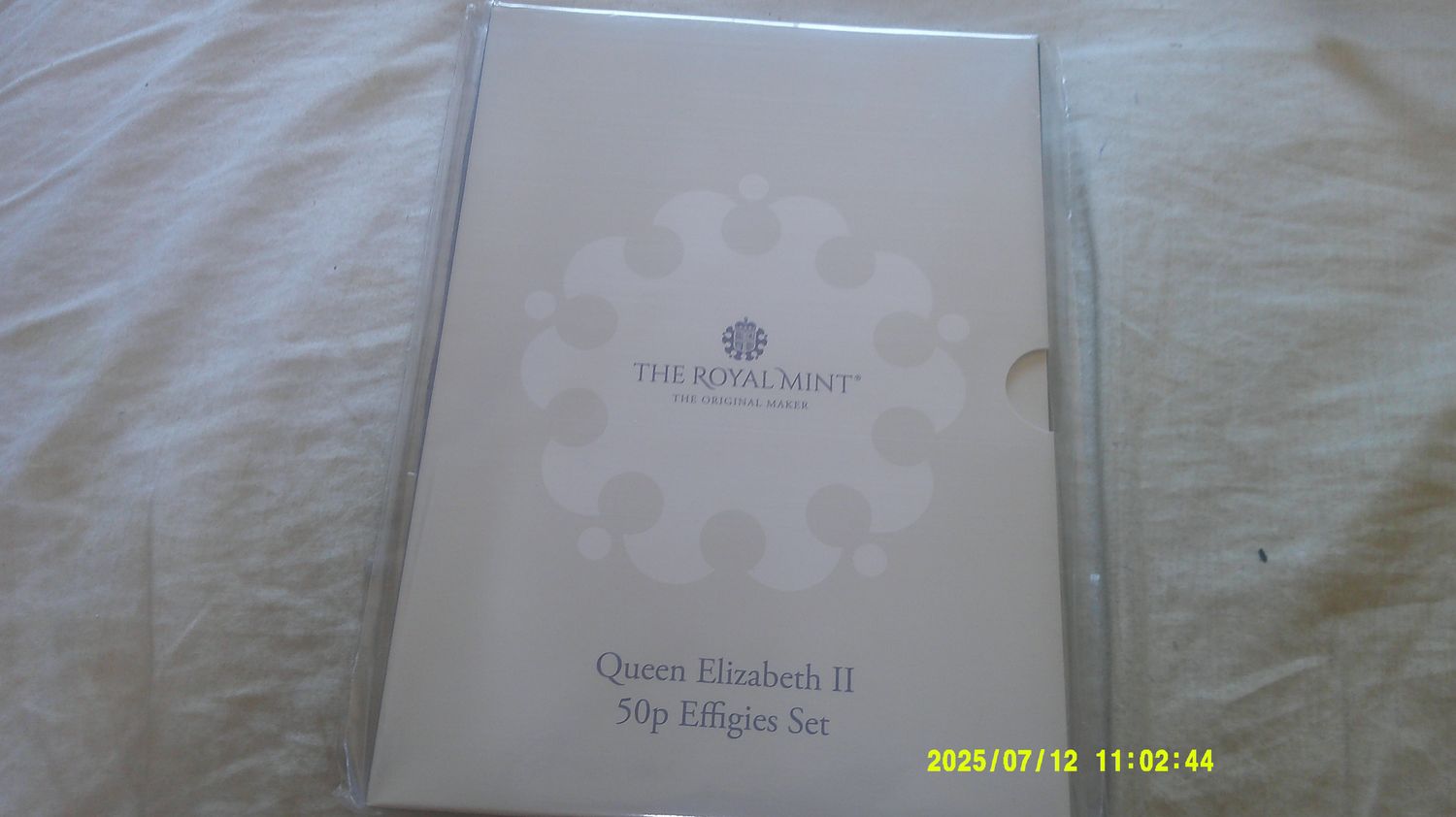 Queen Elizabeth II 50p Effigies Set