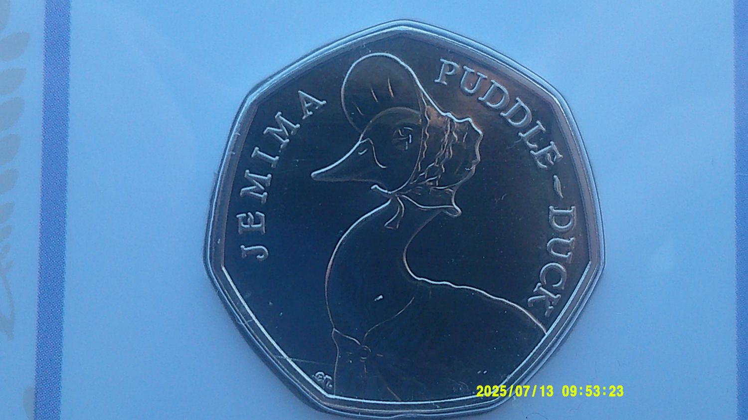2016 - Fifty Pence (Jemima Puddle-Duck) Royal Mint