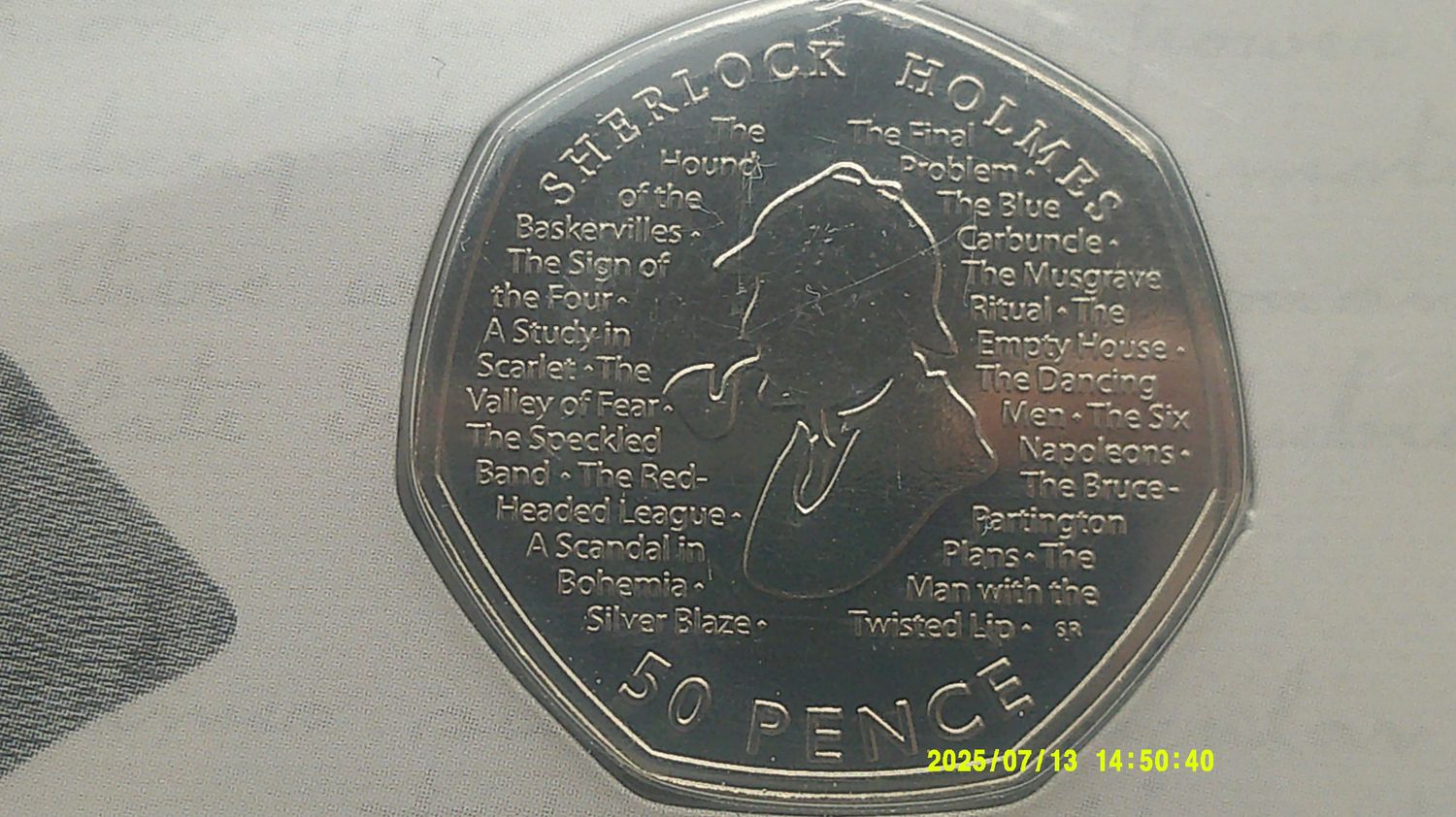 2019 - Fifty Pence (Sherlock Holmes)