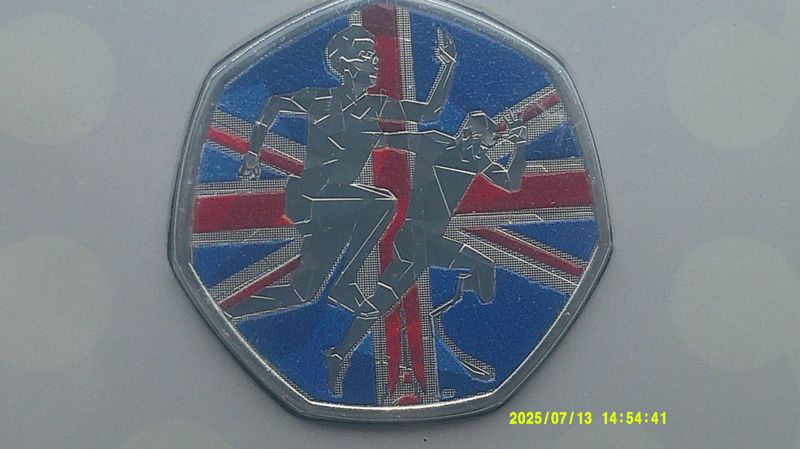 2024 - Fifty Pence (Team GB and Paralympic GB Coloured