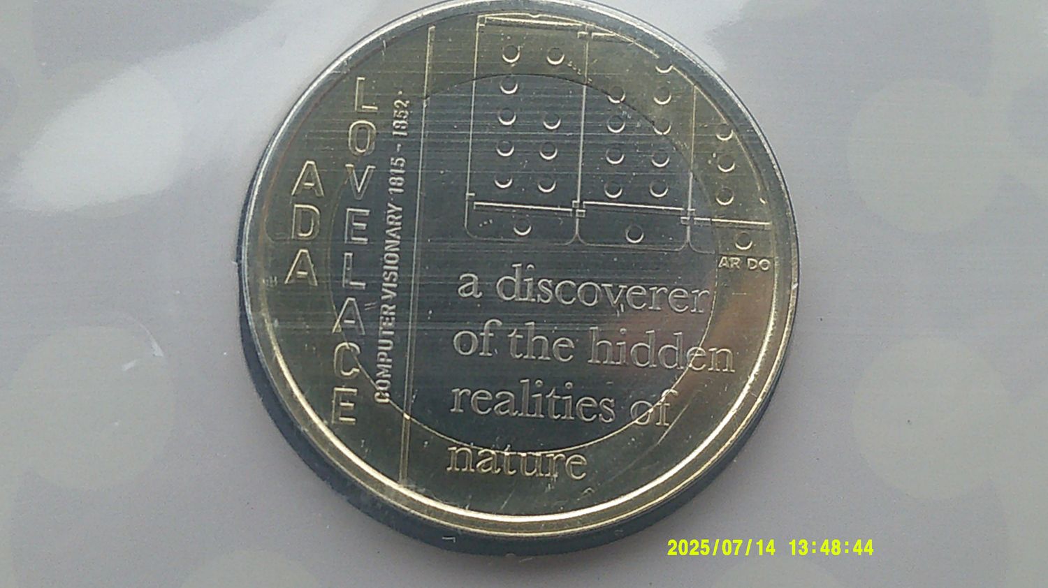 2023  -  Two Pounds (Ada Lovelace)