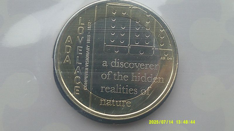 2023  -  Two Pounds (Ada Lovelace)