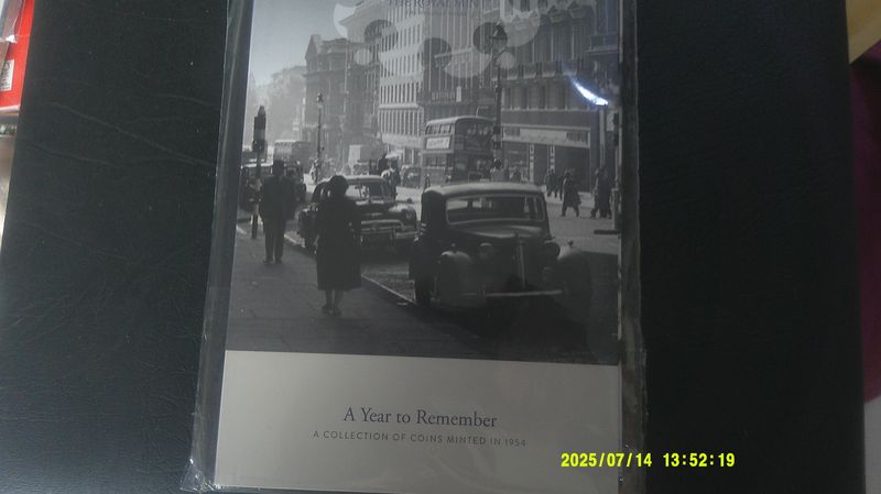 Royal Mint  1954 Coin Set