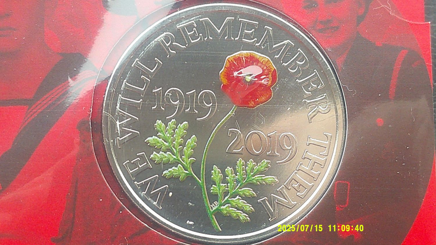 2019 - Five Pounds (A Century of REmembrance)