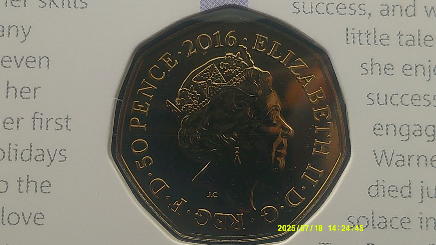 2016 - Fifty Pence (Wonderful World of Beatrix Potter)