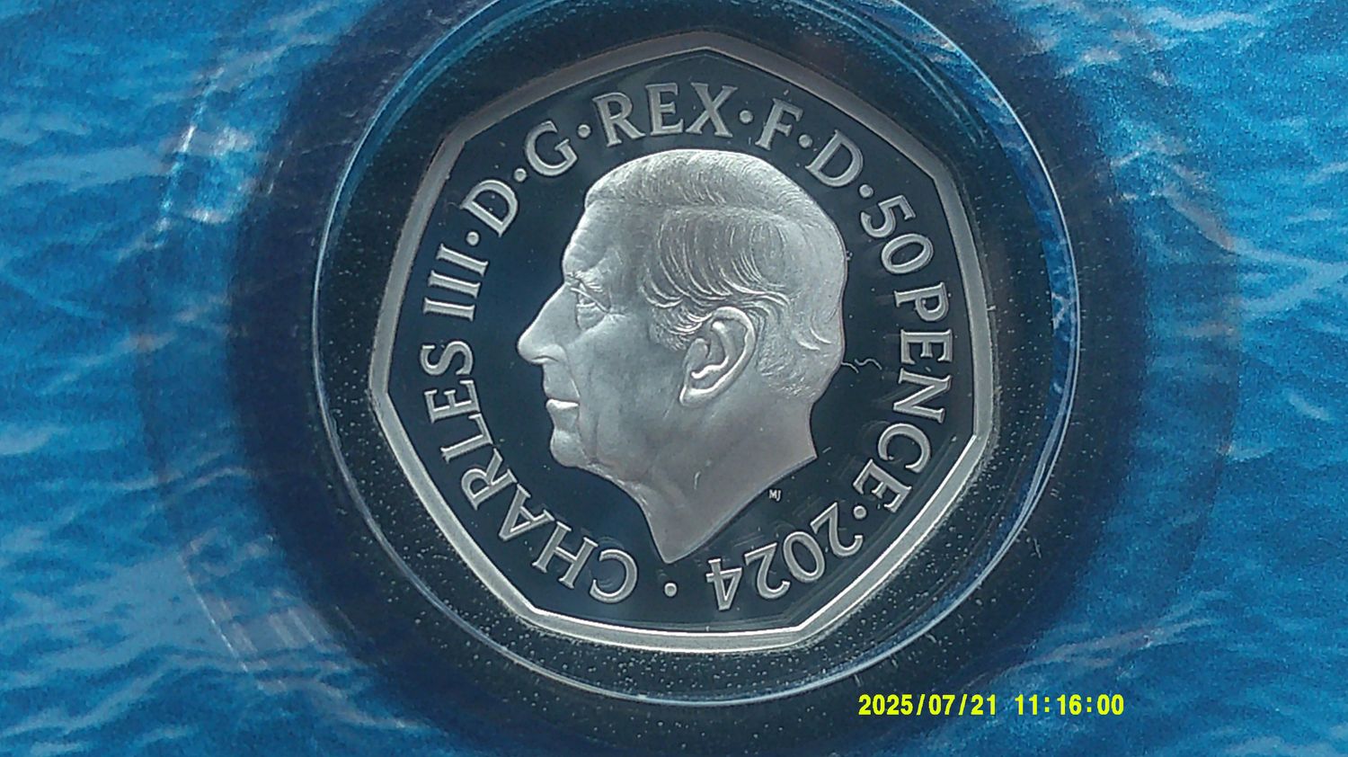 2024 - Fifty Pence Coloured Silver Proof  (RNLI 200) MRPD2