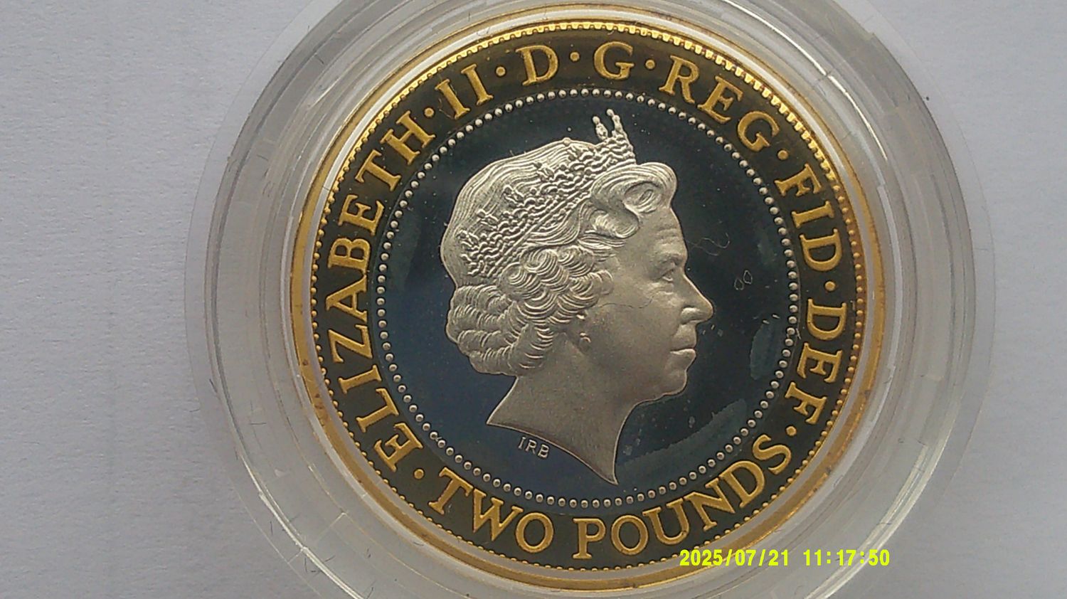 2015 - Silver Proof £2 (The Royal Navy)  MRPD2