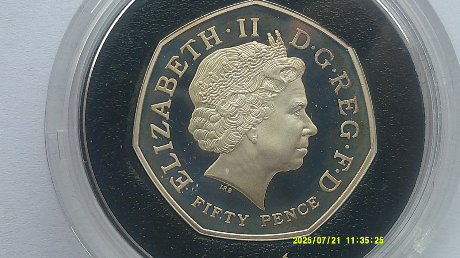 2014 - Silver Proof Fifty Pence  (Glasgow Commonwealth Games) MRPD2