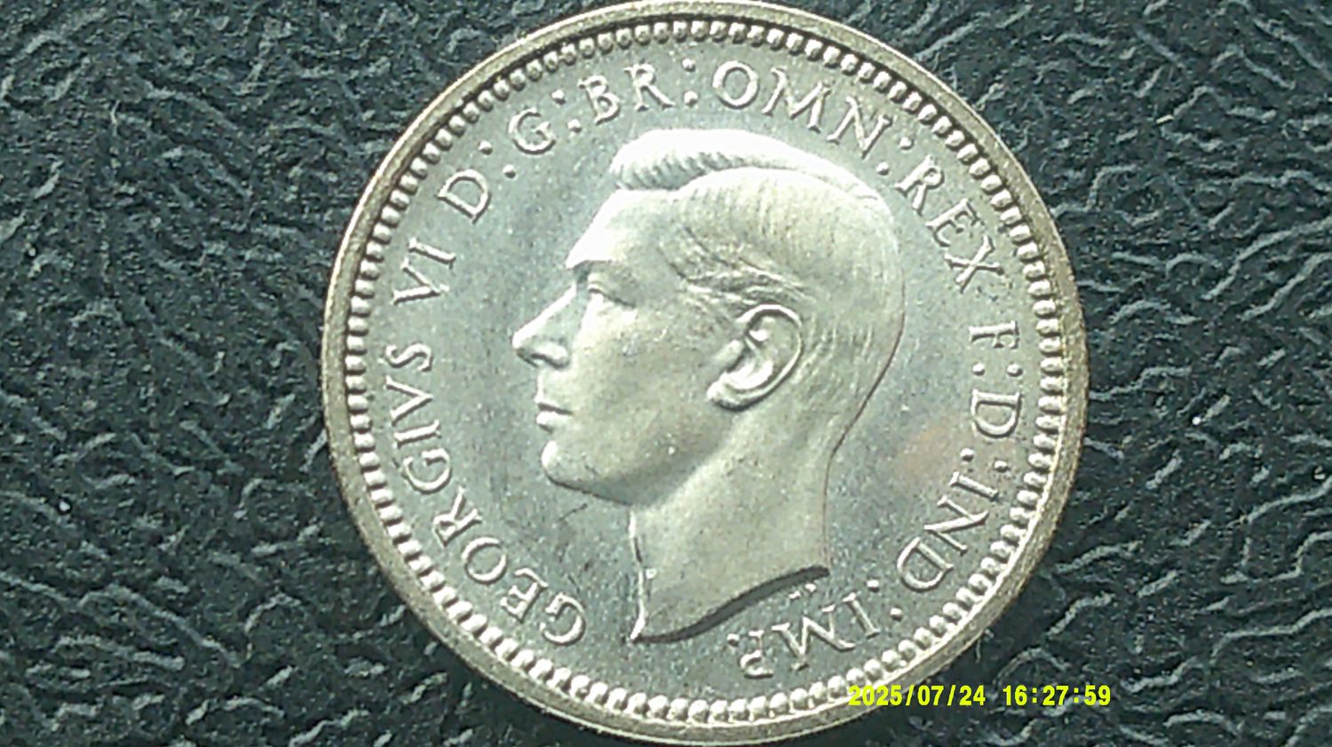 1937  -  Maundy Threepence