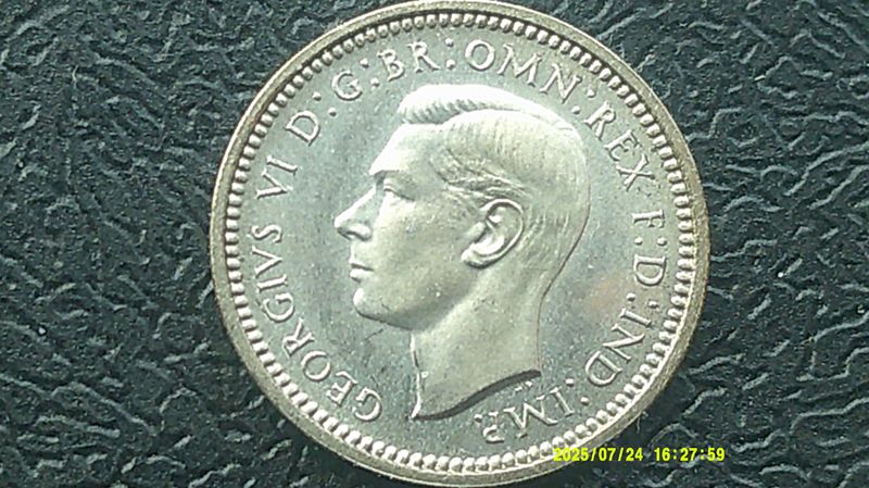 1937  -  Maundy Threepence