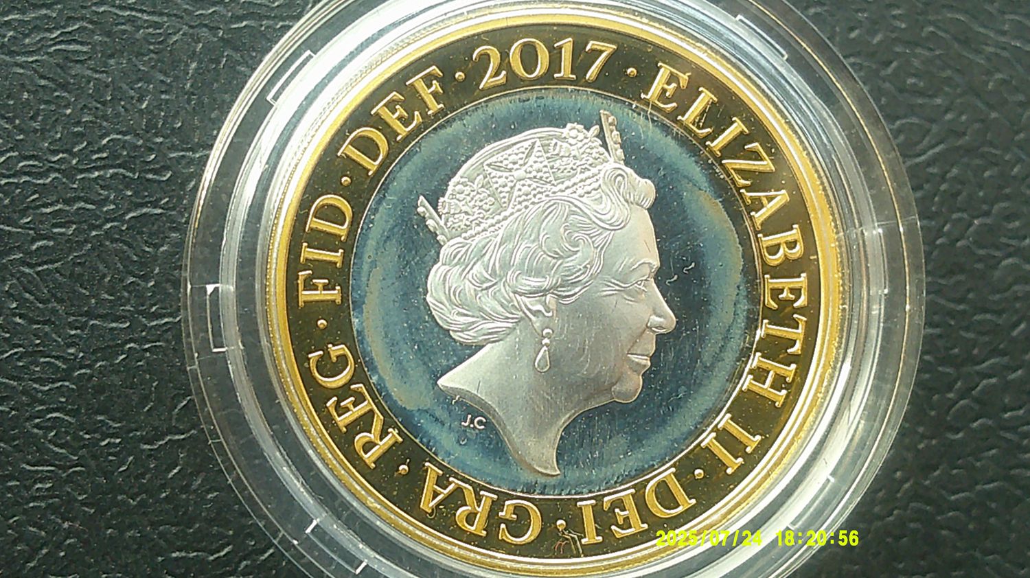 2017 - Silver Proof Piedfort Two Pounds  (Jane Austen)  MRPD2