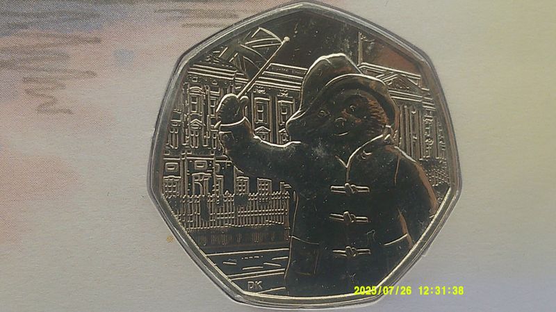 2018 - - Fifty Pence First Day Cover  (Paddington at the Palace)