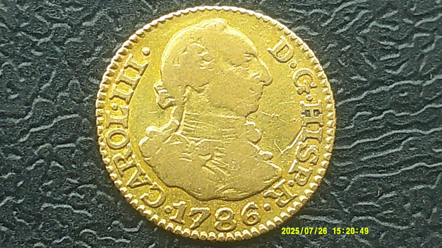 Spain 1/2 Escudos - 1786