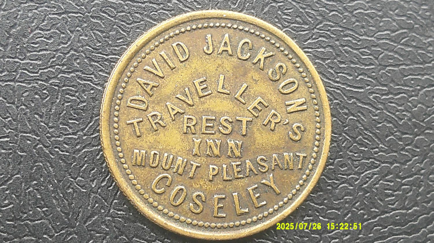 Threepence Token Coseley  Very Scarce