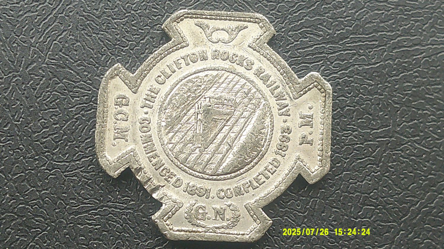Clifton Rocks Railway Medal - 1893