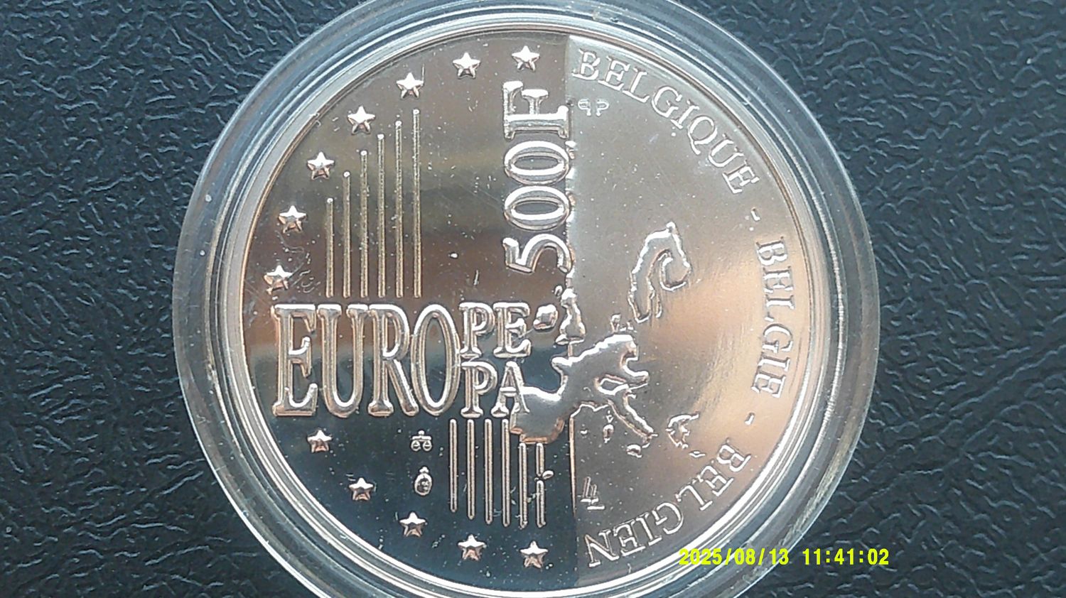 Belgium 500 Francs  - 2000  (40th Anniversary of Albert & Isobel) PDHR