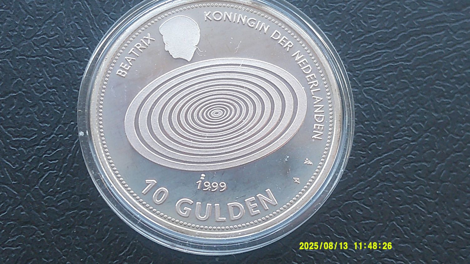 Netherlands 10 Gulden Silver Proof  -  2000 (Millennium)