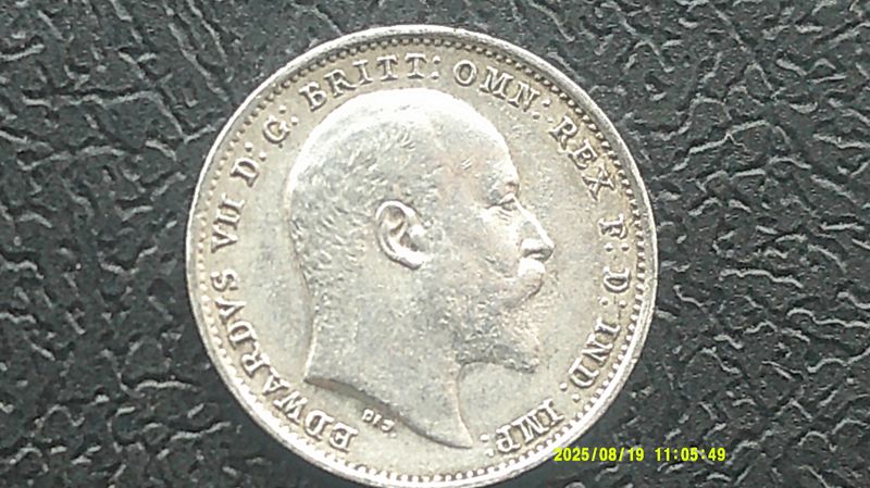 1902 - Silver Threepence