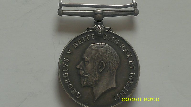 Ist War Medal Medal (9th Battalion Royal Scots) Killed in Action