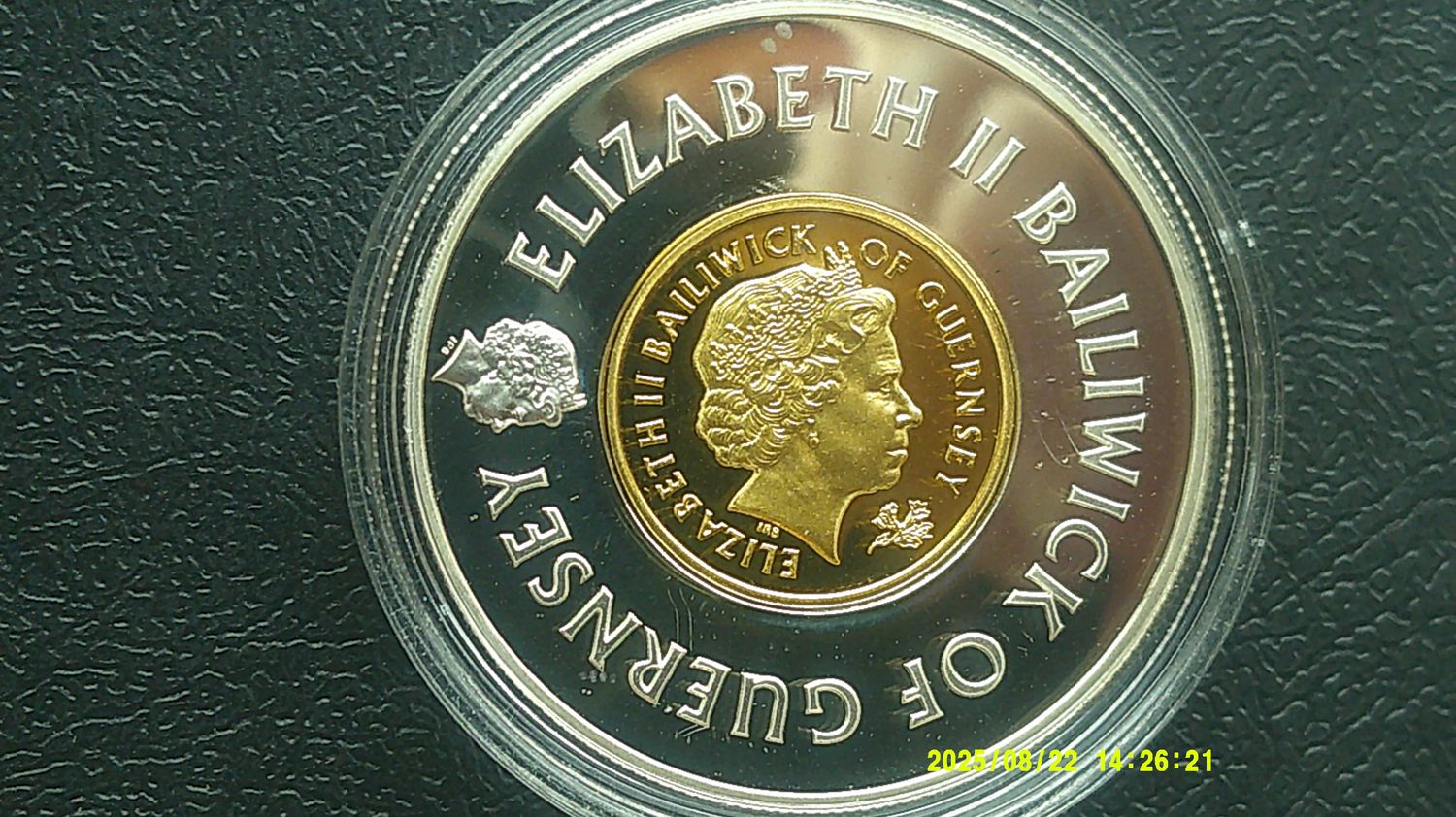 Guernsey £5 Silver Proof - 2000  (Millenium) PDHR
