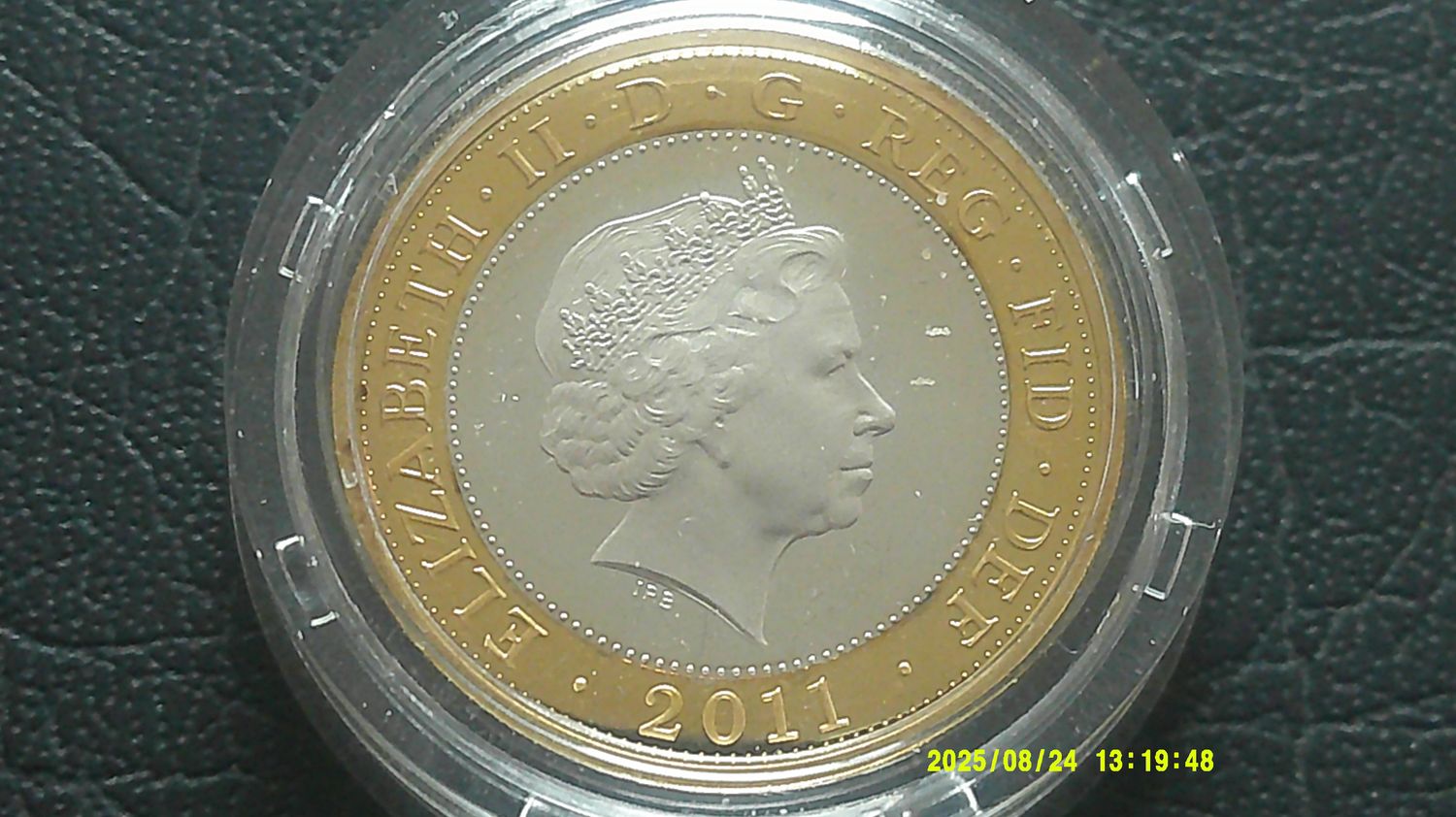 2011 - Silver Proof Piedfort  Two Pounds   (Mary Rose) MRPD2