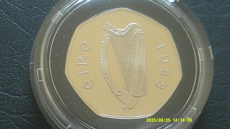 Ireland Fifty Pence - 1988 (Dublin's 1000th Anniversary)  MRPD2