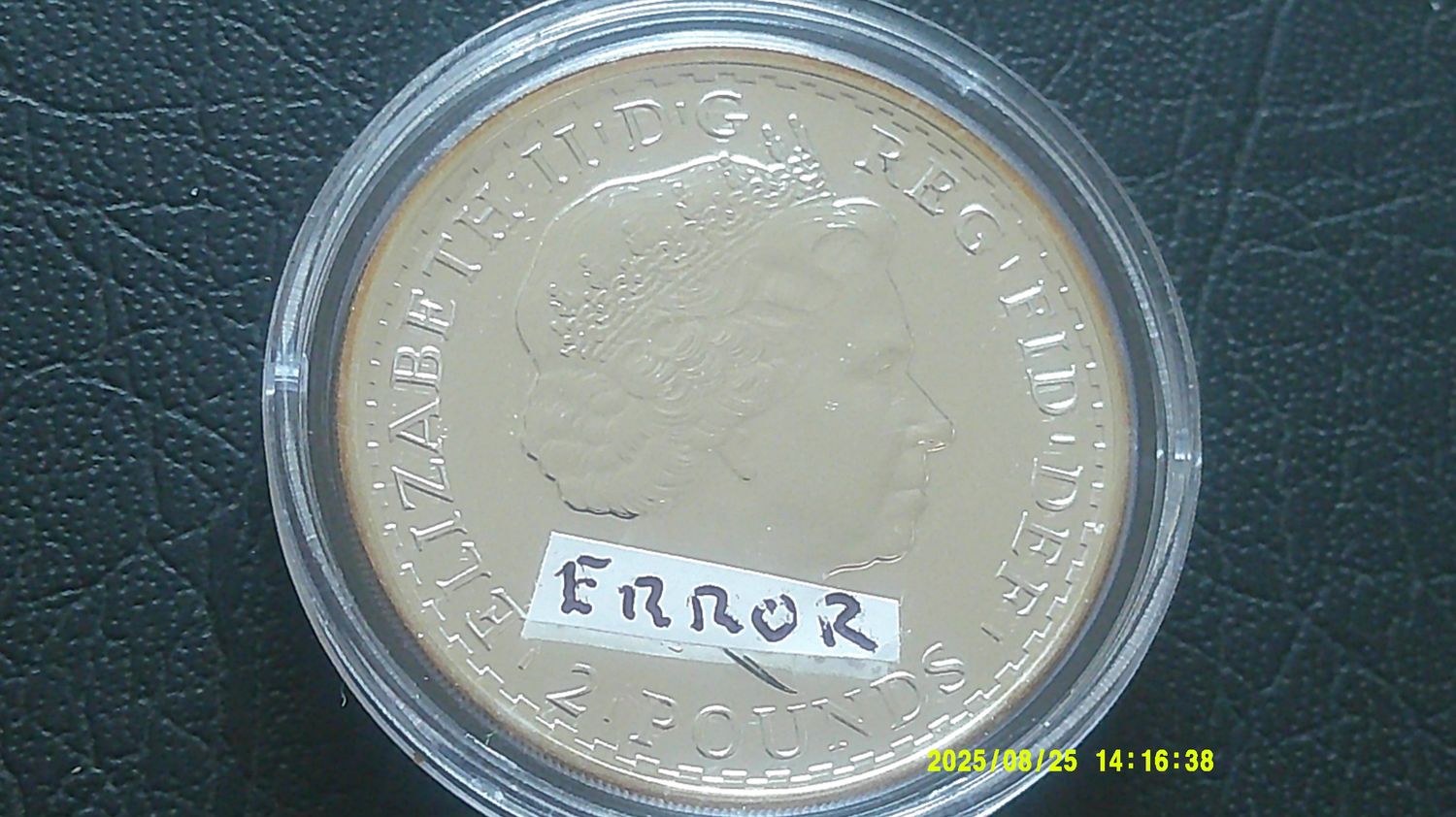 2014- Two Pounds (Year of the Horse Error or Mule)