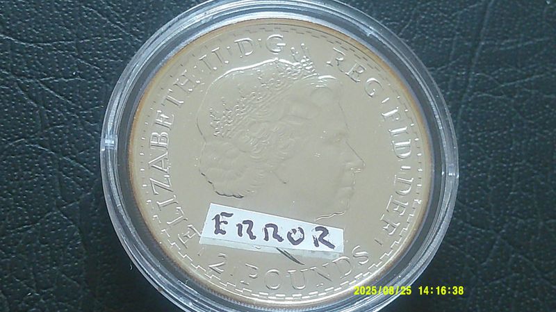 2014- Two Pounds (Year of the Horse Error or Mule)