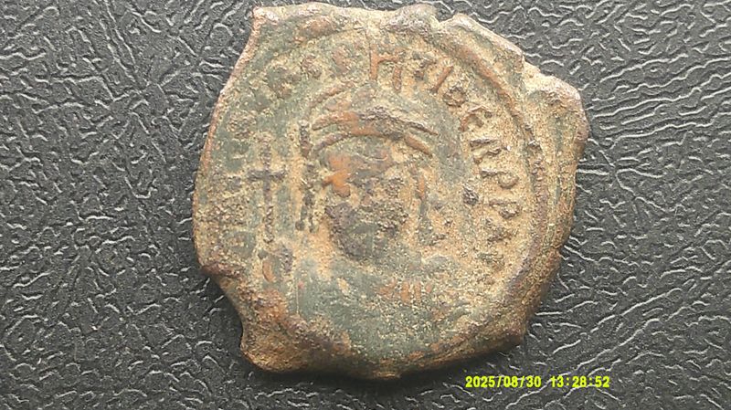 Byzantine Follis Maurice Tiberius -582-602 AD