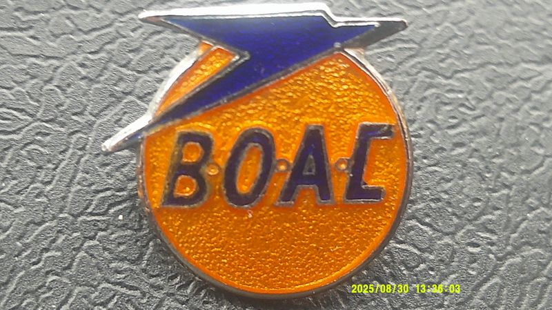 BOAC Airline Badge