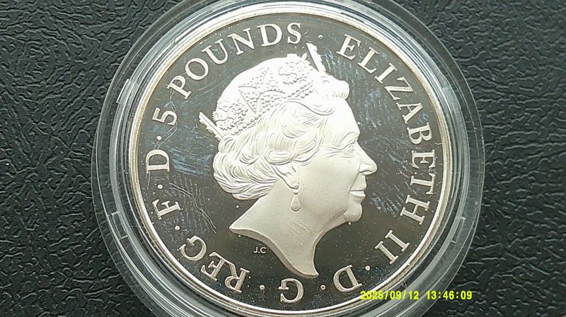Five Pound Silver Proof Crown  -  2015 (2nd Birthday Prince George)