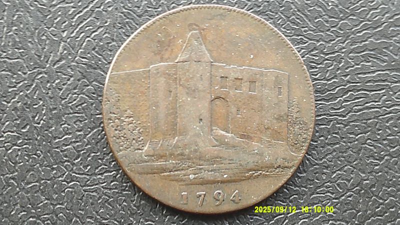 Colchester Halfpenny Token  -  1794