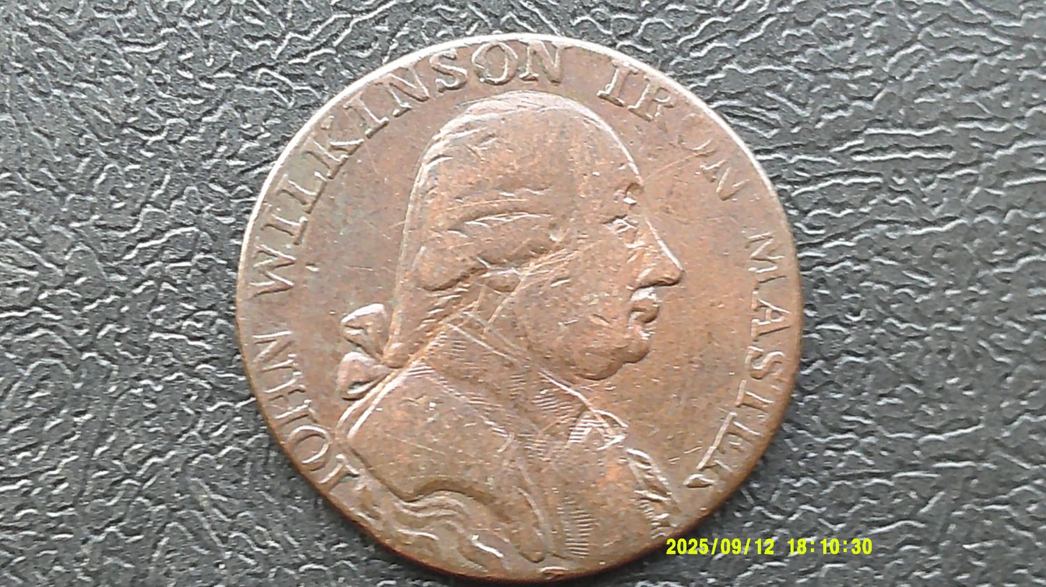 John Wilkinson Halfpenny - 1790 (Vulcan)