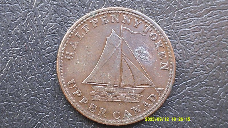 Upper Canada Halfpenny - 1820