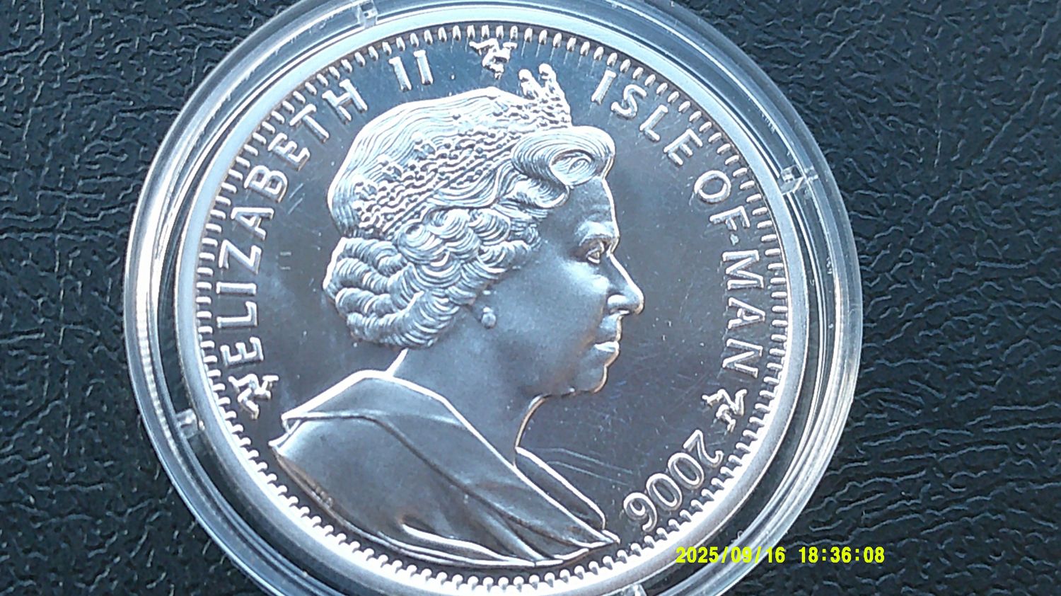 Isle of Man Silver Proof Crown - 2006 (Queens 80th Birthday)