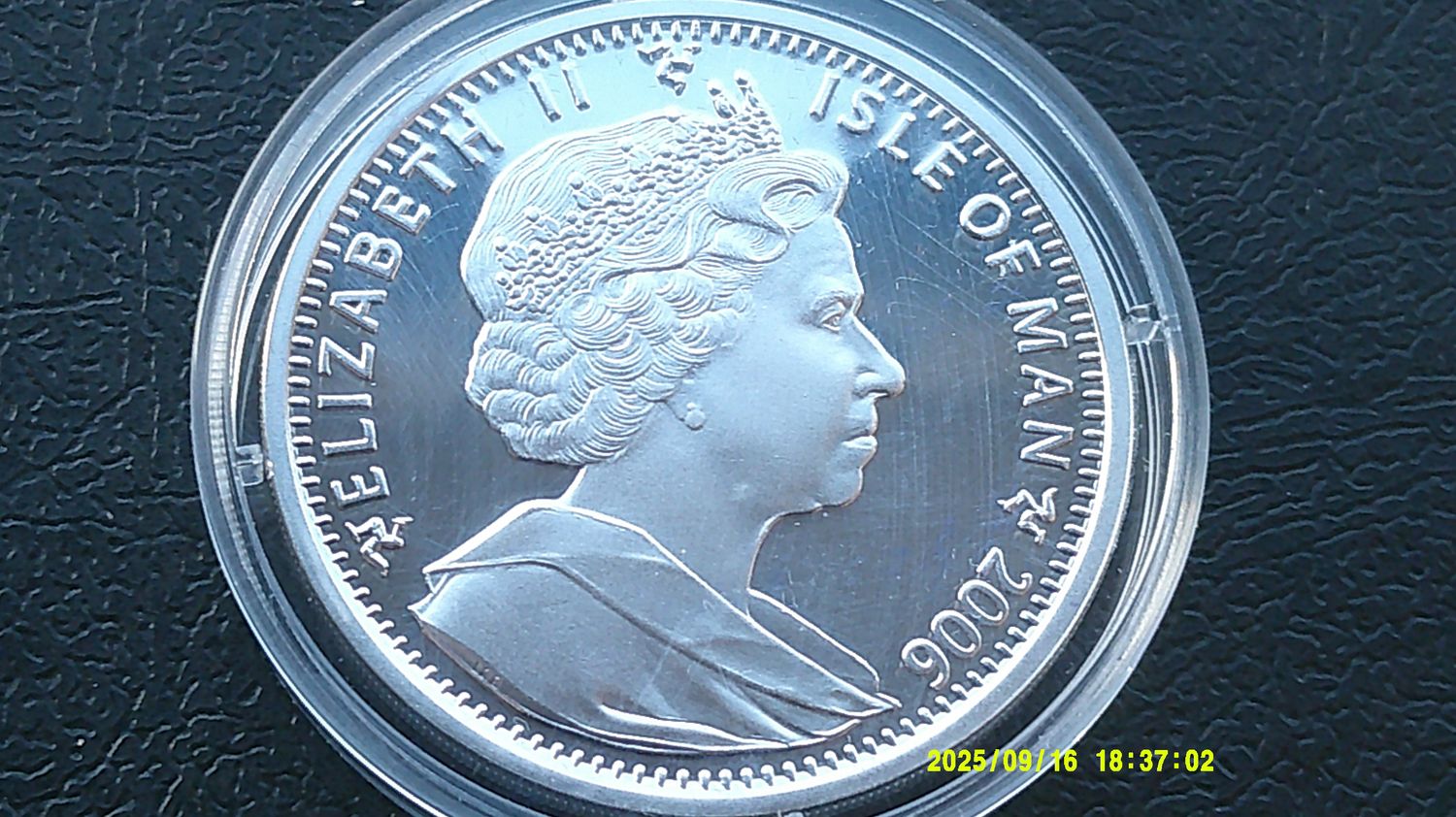 Isle of Man 1 Crown Silver Proof - 2006 (Queens 80th Birthday)