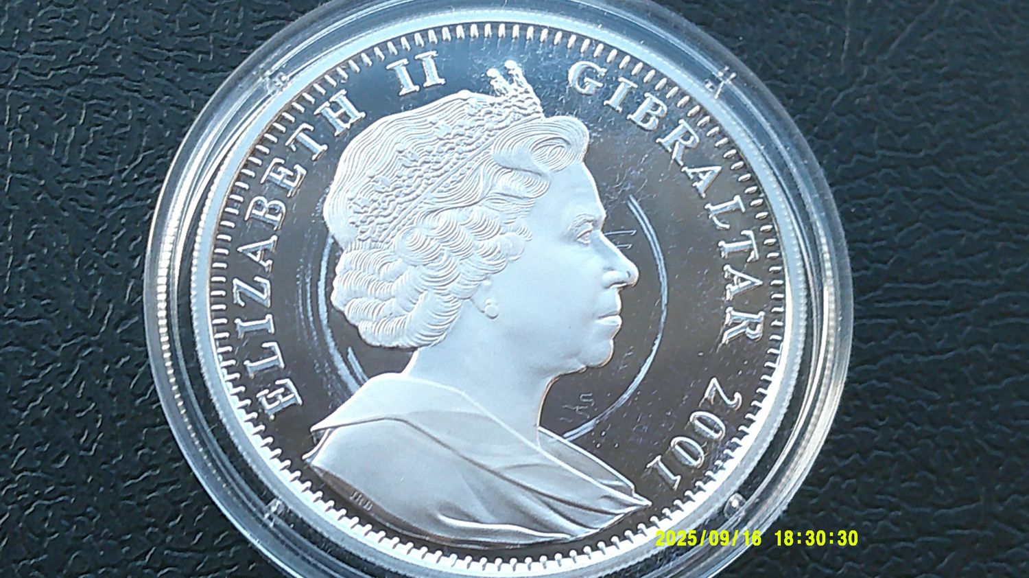 Gibraltar Crown  Silver Proof - 2001  (The Victorian Age)  PDHR