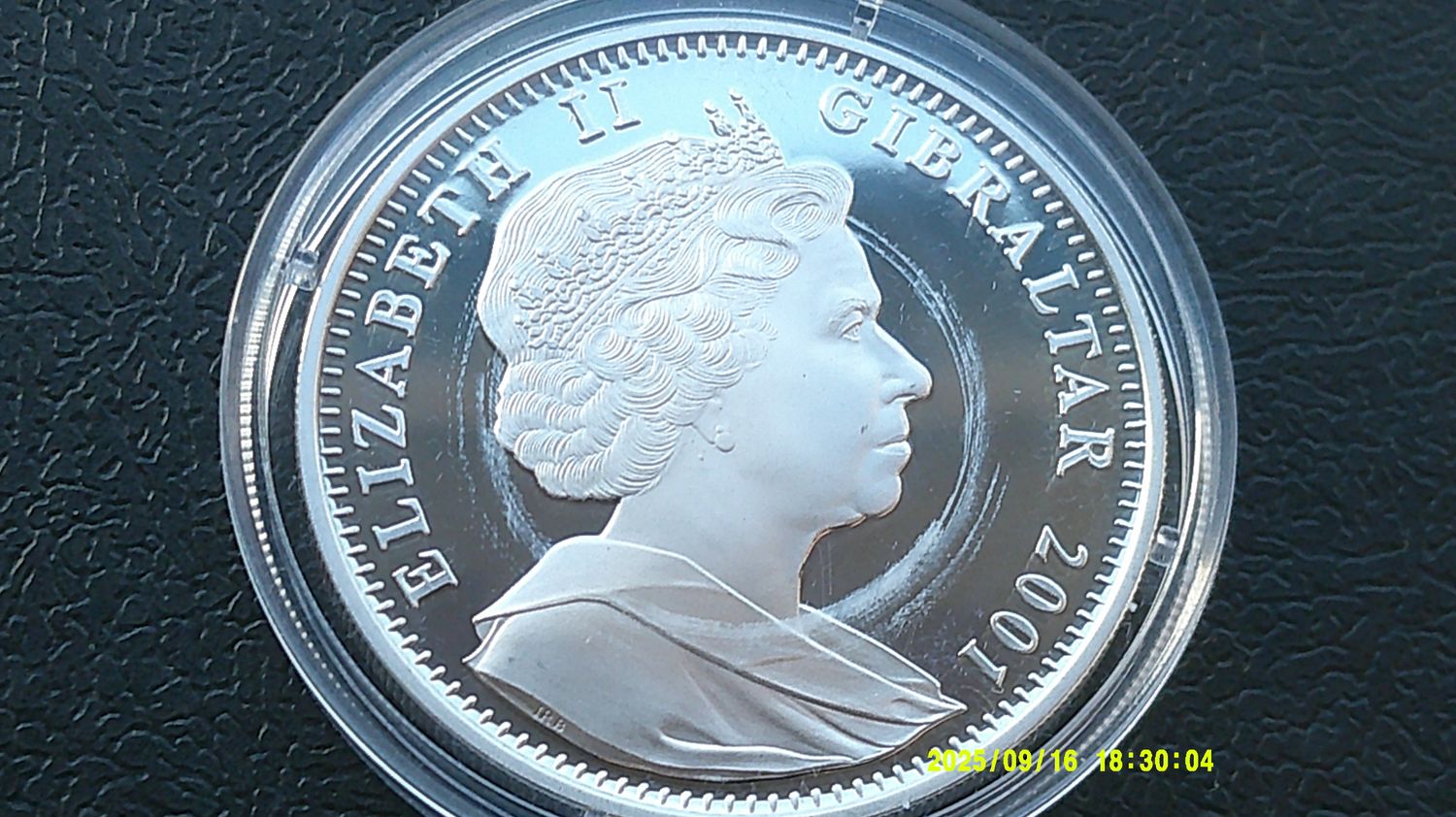 Gibraltar Crown Silver Proof  - 2001  (The Victorian Age) HRPD