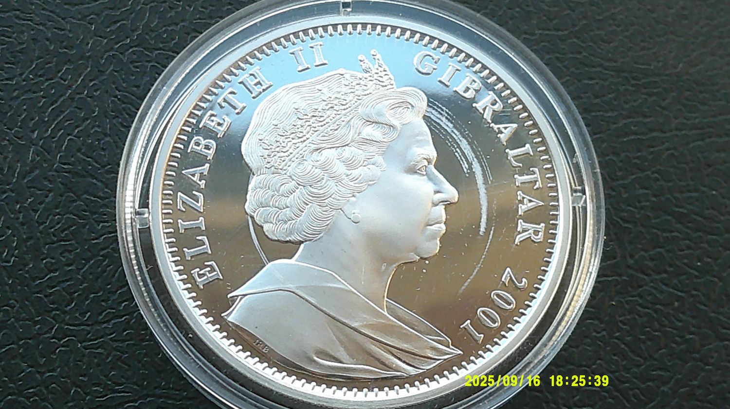 Gibraltar Crown Silver Proof - 2001  (The Victorian Age) HRPD