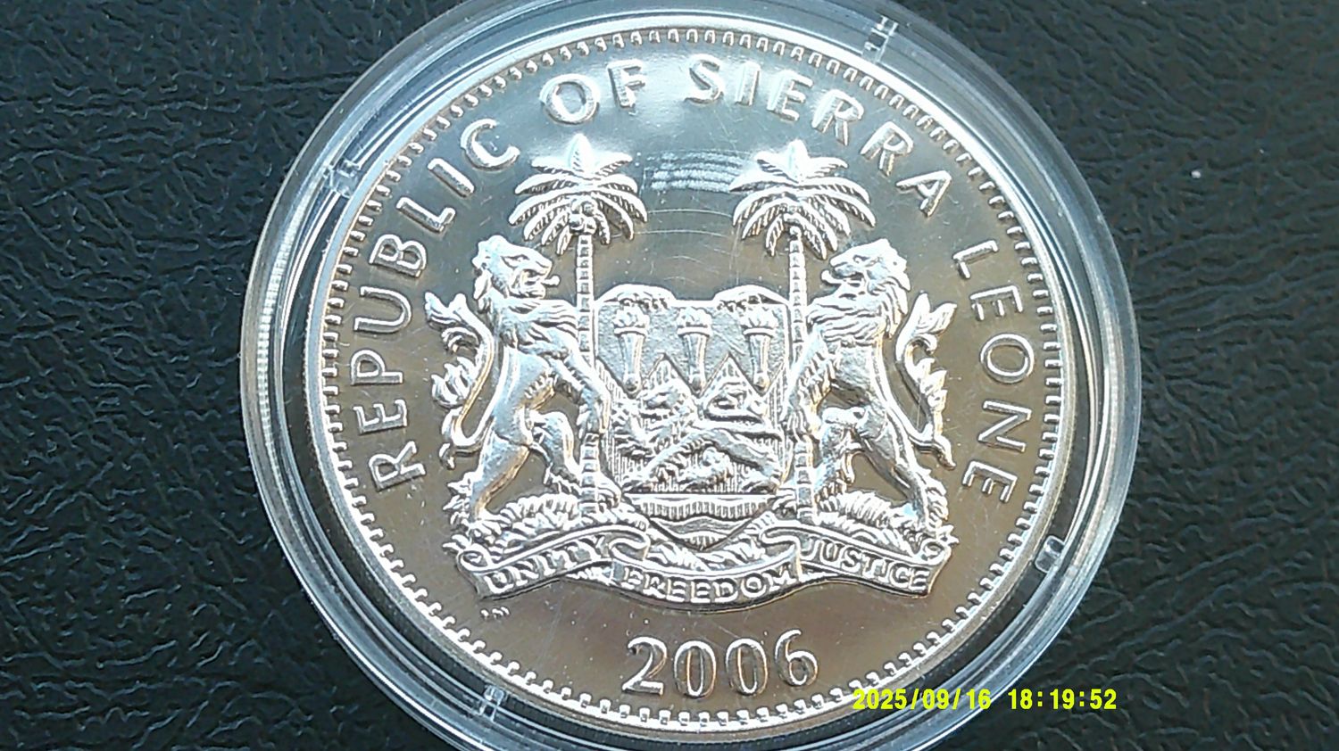 Sierra Leone 10 Dollars Silver Proof - 2006 (Queens 80th Birthday) HRPD
