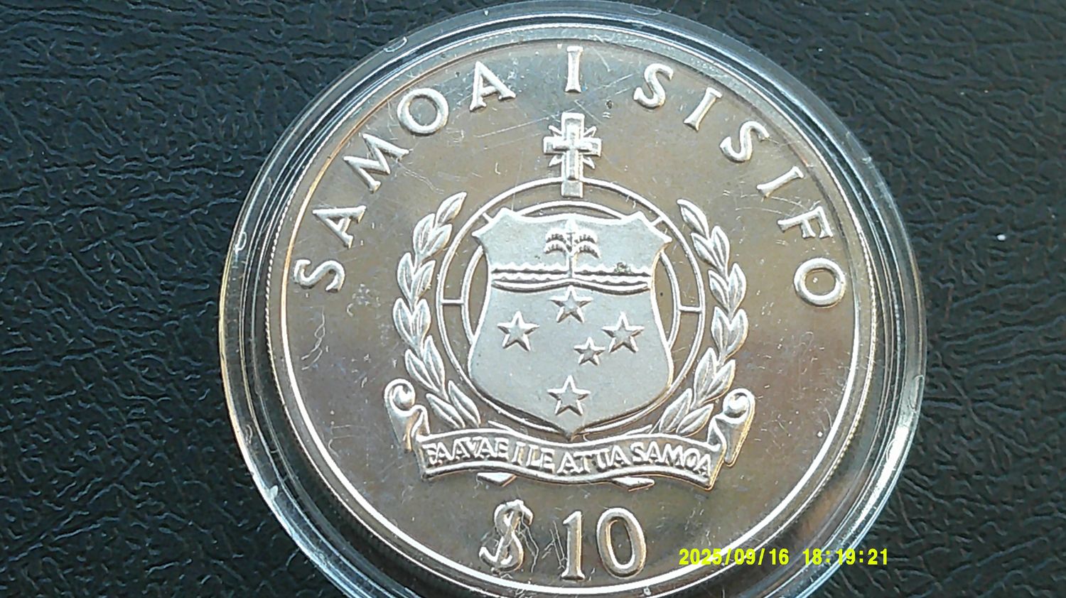 Samoa 10 Tala Silver Proof - 1992(40th Anniversary of the Accession) MRPD